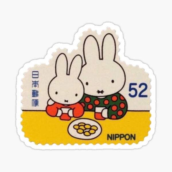 Item preview, miffy - Nijntje japanese stamp designed and sold by DutchBunnyShop.