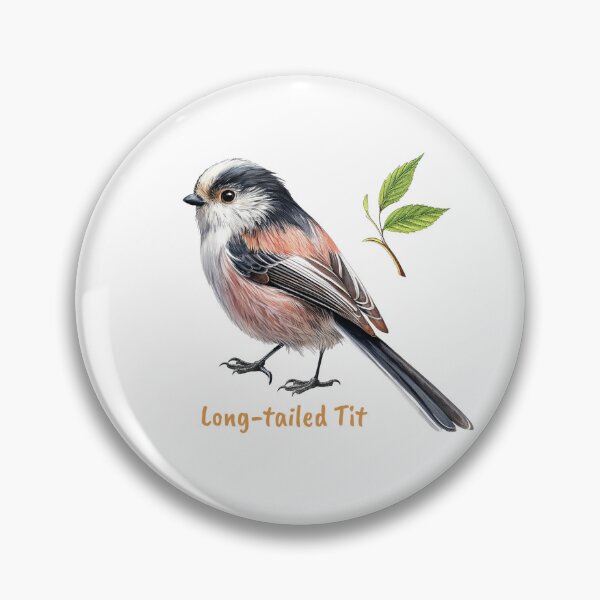 Item preview, Cute Long-tailed Tit bird, Garden Bird designed and sold by iclipart.