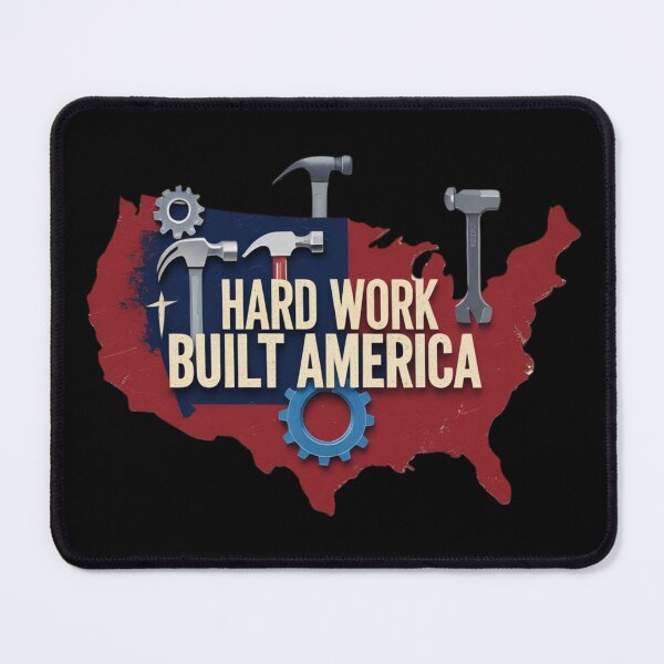 Item preview, Hard Work Built America designed and sold by updo1.