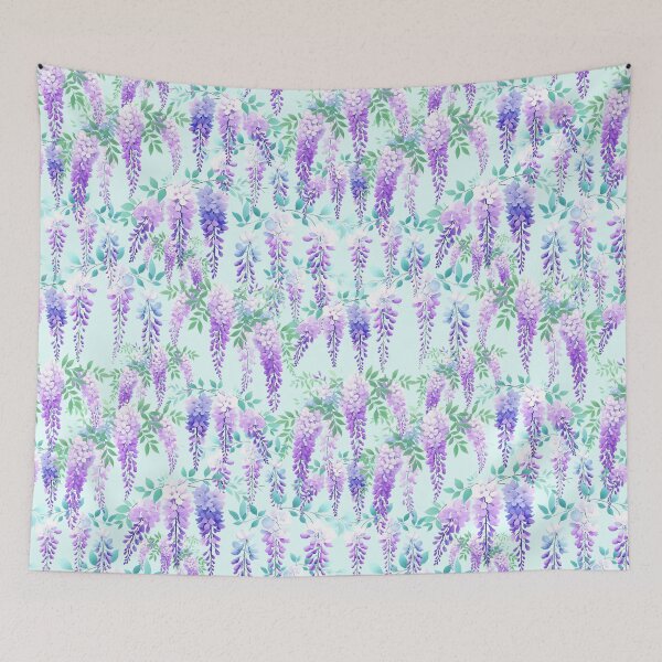 Item preview, Wisteria Lavender Mint  designed and sold by SilverPegasus.