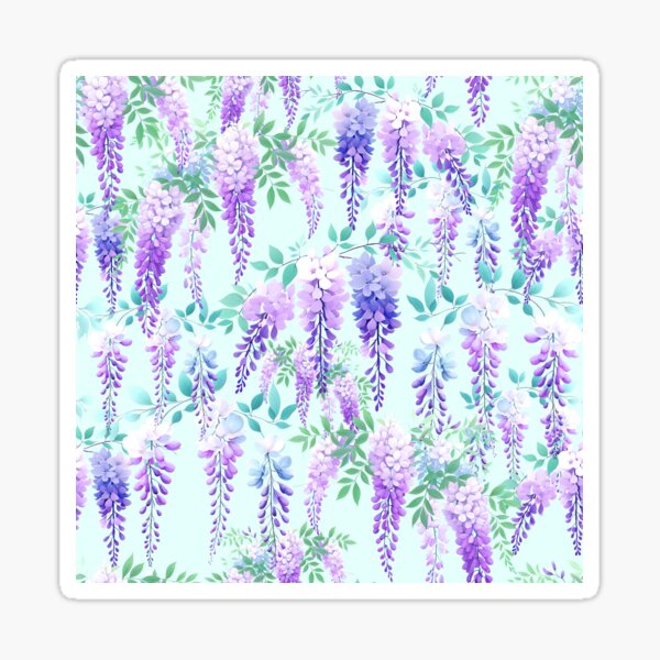 Item preview, Wisteria Lavender Mint  designed and sold by SilverPegasus.