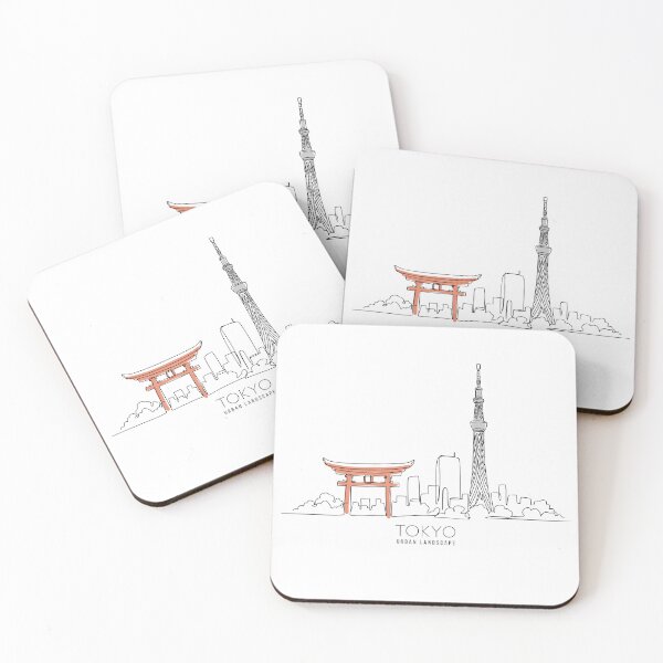 Item preview, Urban Landscape TOKYO - TOKYO Line Art designed and sold by store-wasabi.