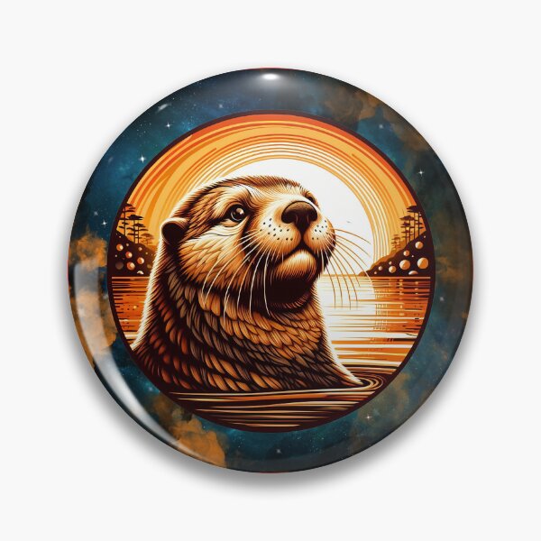 Item preview, Sea Otter Art #5 | Otter Lovers designed and sold by ksgraphics222.