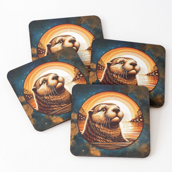 Item preview, Sea Otter Art #5 | Otter Lovers designed and sold by ksgraphics222.