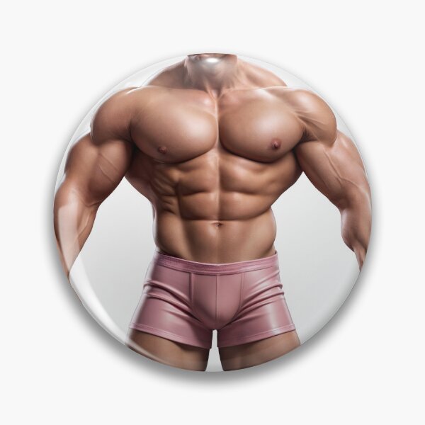 Item preview, Ultra Muscular Bodybuilder Sticker – Bold Fitness Art #117 designed and sold by ForeverPrintsOK.