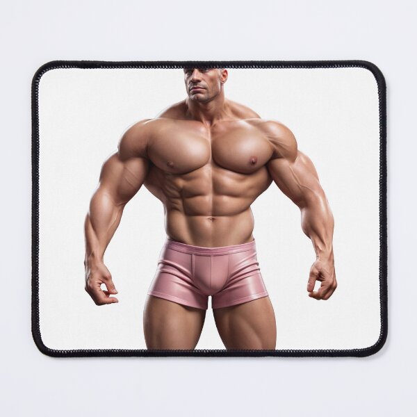 Item preview, Ultra Muscular Bodybuilder Sticker – Bold Fitness Art #117 designed and sold by ForeverPrintsOK.