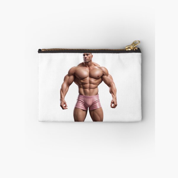 Item preview, Ultra Muscular Bodybuilder Sticker – Bold Fitness Art #117 designed and sold by ForeverPrintsOK.
