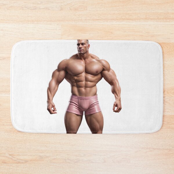 Item preview, Ultra Muscular Bodybuilder Sticker – Bold Fitness Art #117 designed and sold by ForeverPrintsOK.