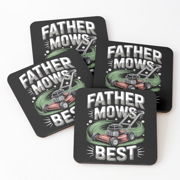 Item preview, Father Mows Best Gardener Dad Lawn Care designed and sold by Redgiant87x.