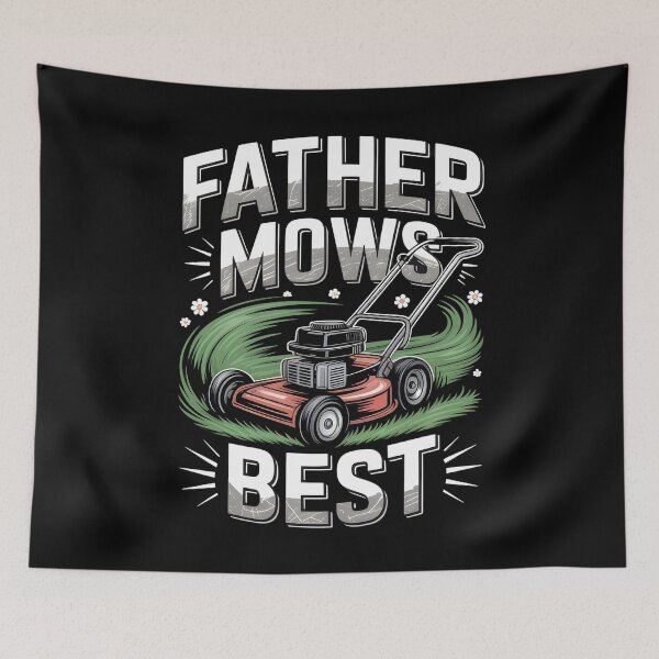 Item preview, Father Mows Best Gardener Dad Lawn Care designed and sold by Redgiant87x.