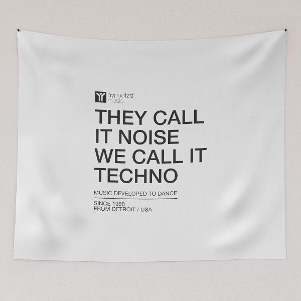 Item preview, They Call It Noise We Call It Techno, for Electronic Music Djs designed and sold by paulo silveira.