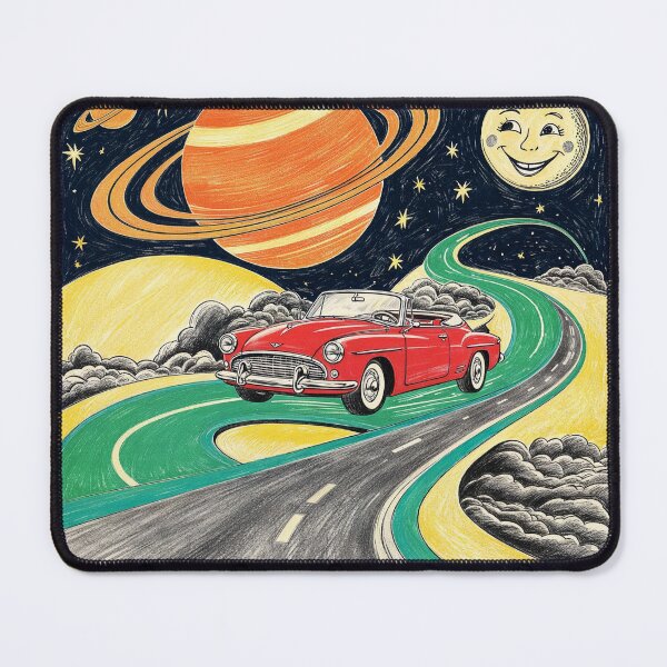 Item preview, Red Car On Mars designed and sold by GreyChocolate.