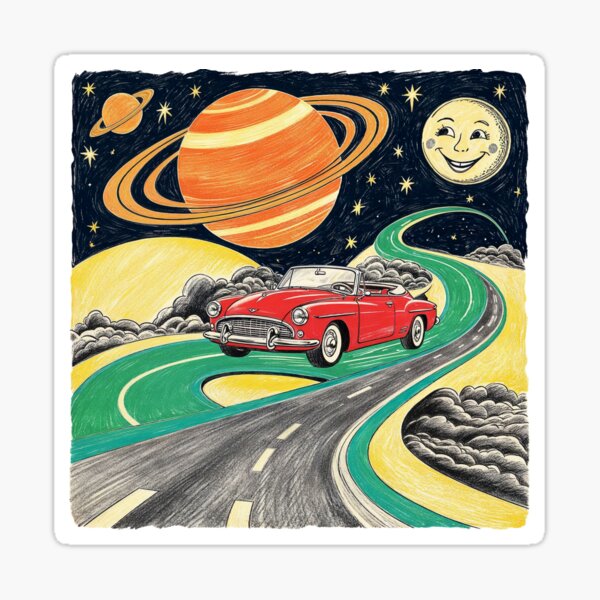Item preview, Red Car On Mars designed and sold by GreyChocolate.