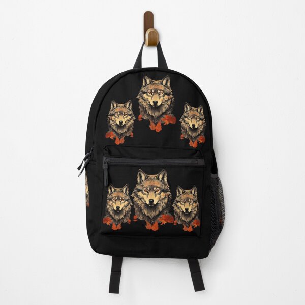 Item preview, Warm-Colored Wolf Portrait | Autumn Colors designed and sold by UnhingedBird.