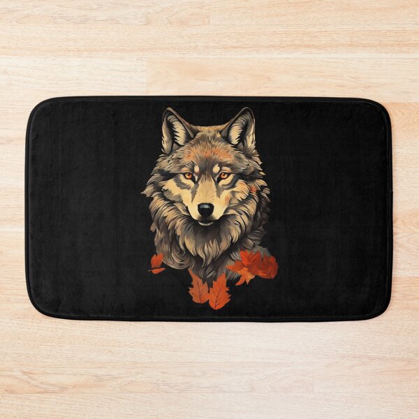 Item preview, Warm-Colored Wolf Portrait | Autumn Colors designed and sold by UnhingedBird.