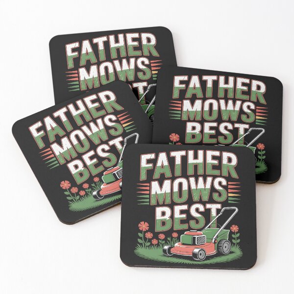 Item preview, Father Mows Best Gardener Dad Lawn Care designed and sold by Redgiant87x.