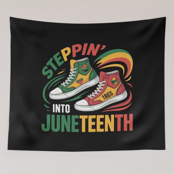 Item preview, Stepping Into Juneteenth 1865 Sneakers Women Kids Men  designed and sold by clothesy7.