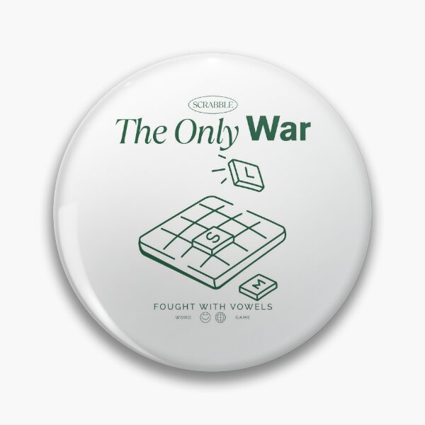 Item preview, The only war fought with vowels designed and sold by Peerless-Prime.
