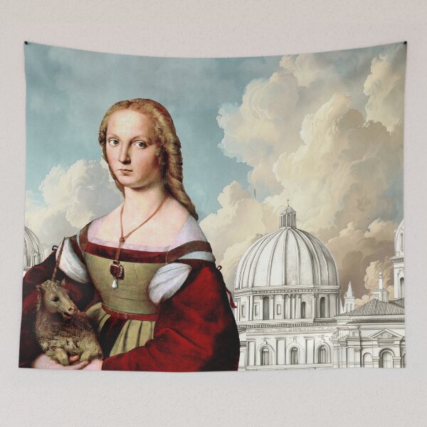 Item preview, Raphael's Lady With Unicorn designed and sold by Pixelchicken.