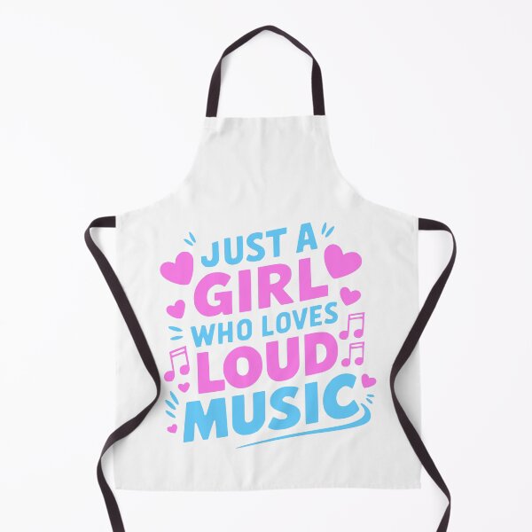 Item preview, Just A Girl Who Loves Loud Music! Pink Girly designed and sold by PMCreative.