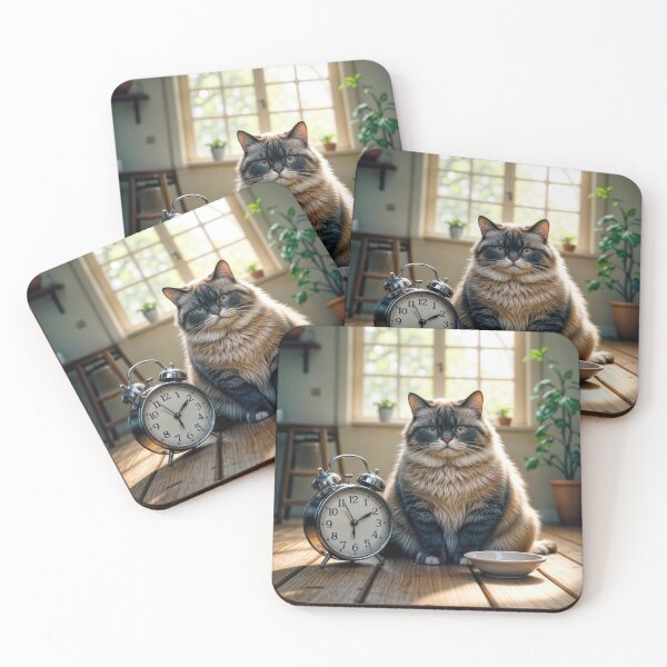 Item preview, Fat Cat Waiting To Be Fed designed and sold by Maria Dryfhout.