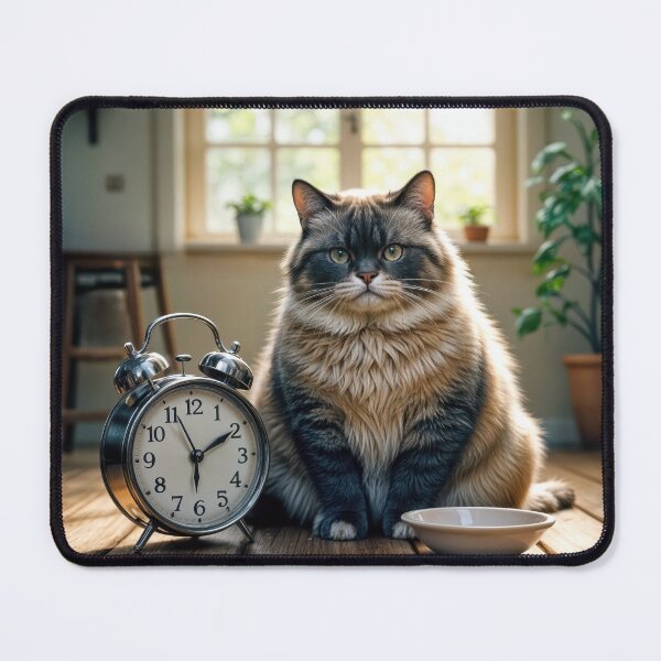 Item preview, Fat Cat Waiting To Be Fed designed and sold by Maria Dryfhout.