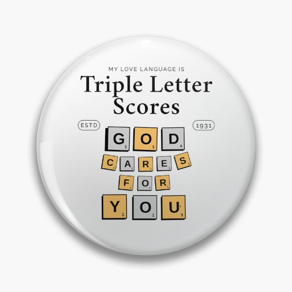 Item preview, My love language is triple letter scores designed and sold by Peerless-Prime.