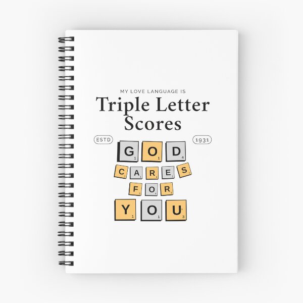 Item preview, My love language is triple letter scores designed and sold by Peerless-Prime.