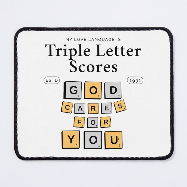Item preview, My love language is triple letter scores designed and sold by Peerless-Prime.