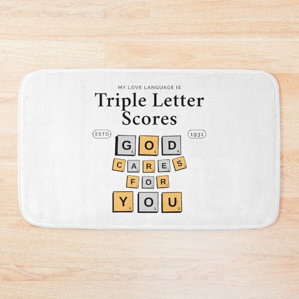 Item preview, My love language is triple letter scores designed and sold by Peerless-Prime.