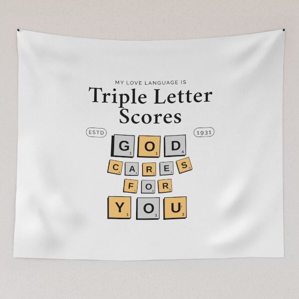 Item preview, My love language is triple letter scores designed and sold by Peerless-Prime.