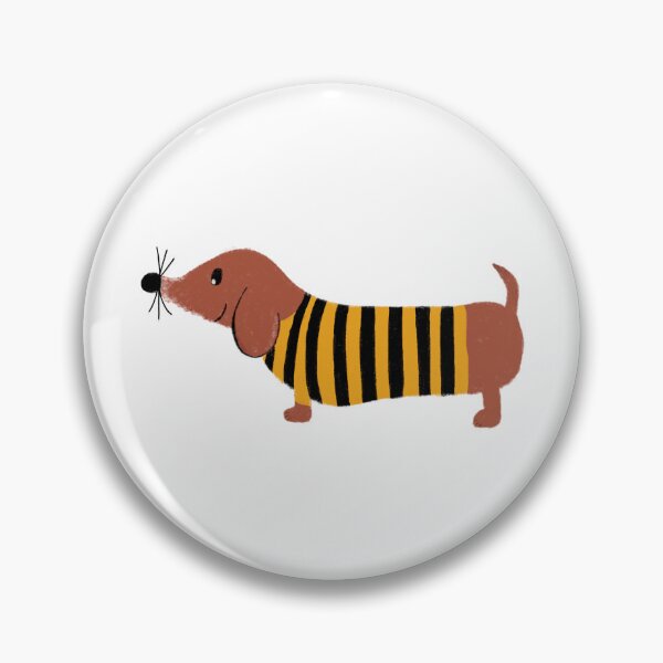 Item preview, Bee Dachshund Sticker designed and sold by cupcakiwi.
