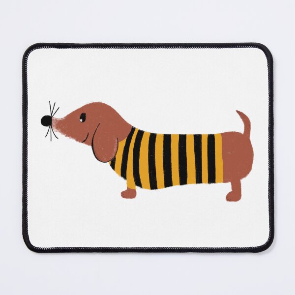 Item preview, Bee Dachshund Sticker designed and sold by cupcakiwi.