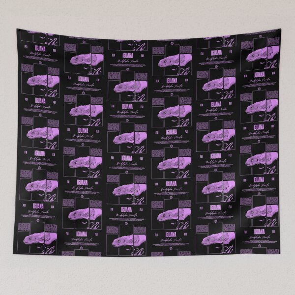 Item preview, Fiji Banded Iguana Streetwear Lizard Keeper designed and sold by JRRTs.