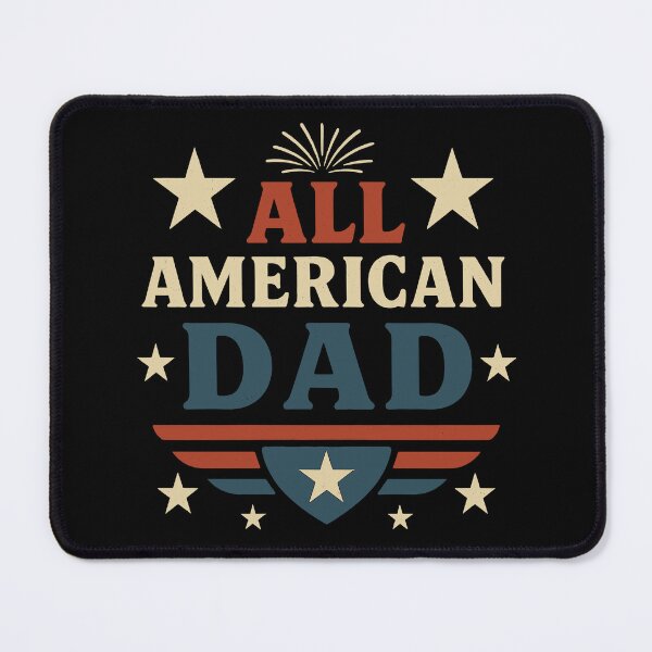 Item preview, All American Dad Patriotic Graphic designed and sold by Serbin.
