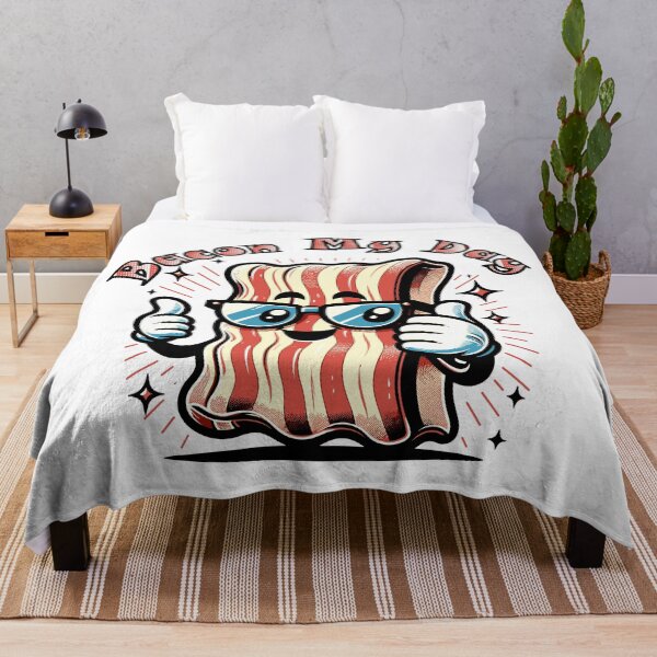 Item preview, Bacon My Day – Funny Bacon Pun Design for Food Lovers designed and sold by SeoulInkSoul.