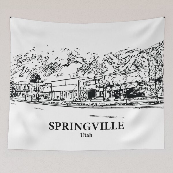 Item preview, Springville - Utah designed and sold by Lakeric Cityscapes.