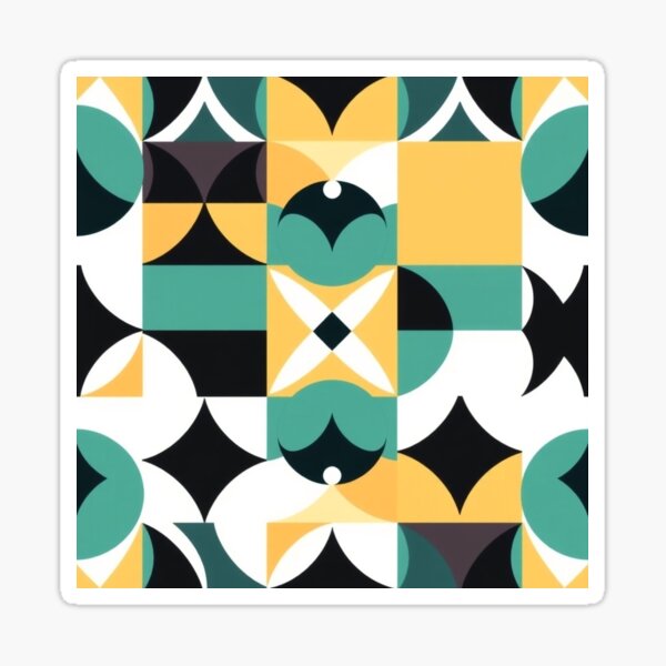 Item preview, Modern Geometric Abstract Pattern Design #18 designed and sold by PatternedBliss.