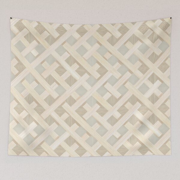 Item preview, Intricate Japanese Lattice Design | Minimalist Zen Art designed and sold by Kawaii Drops .