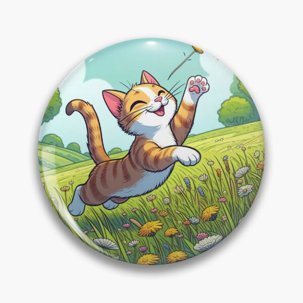 Item preview, Frolicking Cat  designed and sold by FreckledBrats.
