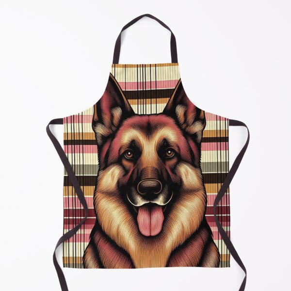 Item preview, German Shephard in Bold Stripes designed and sold by FloridaWildOnes.
