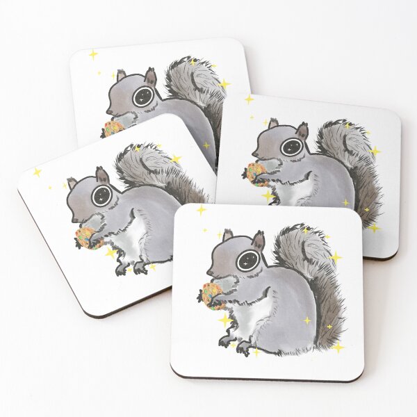 Item preview, Squirrel with a mini cookie designed and sold by Paige Parker.