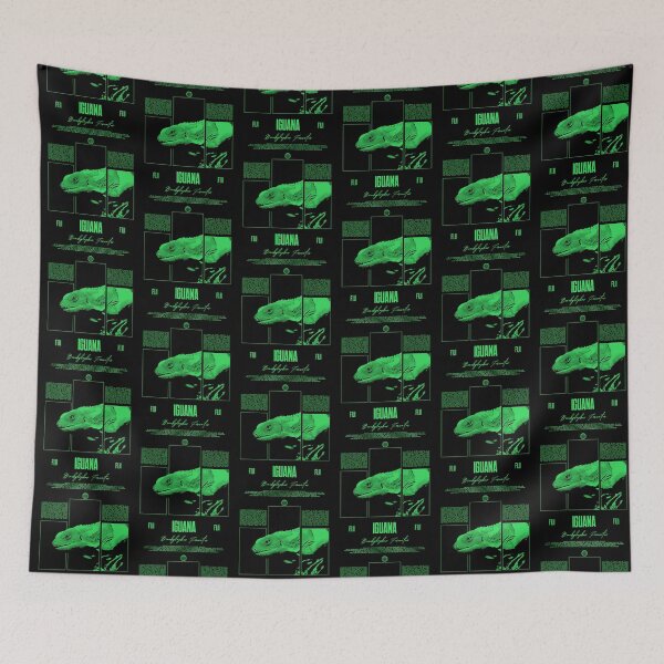 Item preview, Fiji Banded Iguana Streetwear Lizard Keeper designed and sold by JRRTs.