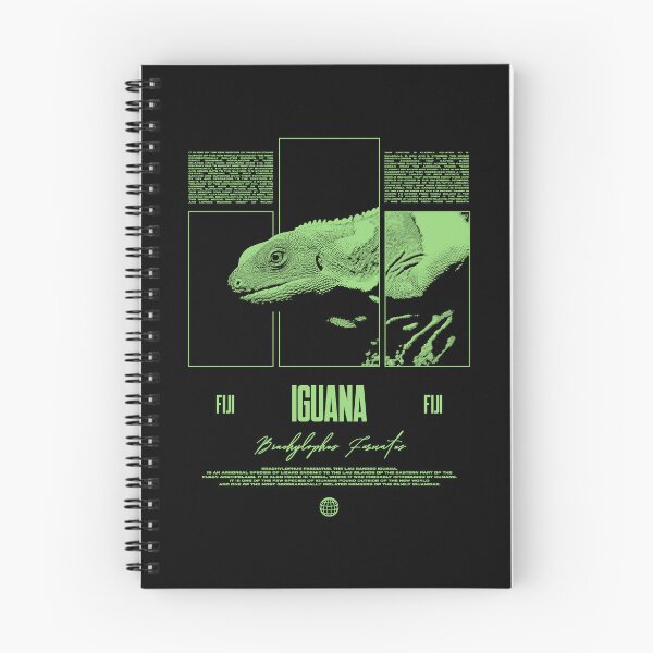 Item preview, Fiji Banded Iguana Streetwear Lizard Keeper designed and sold by JRRTs.