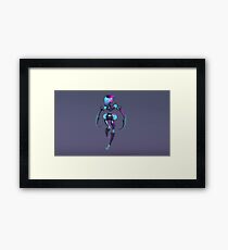 Cyberpunk robot Framed Print