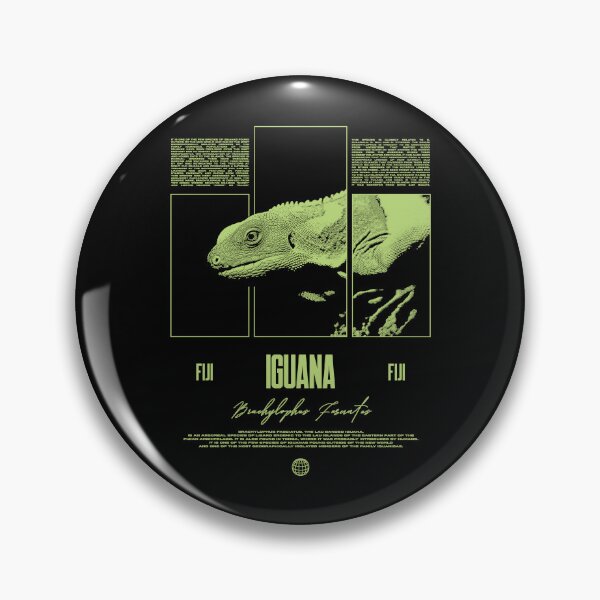 Item preview, Fiji Banded Iguana Streetwear Lizard Keeper designed and sold by JRRTs.