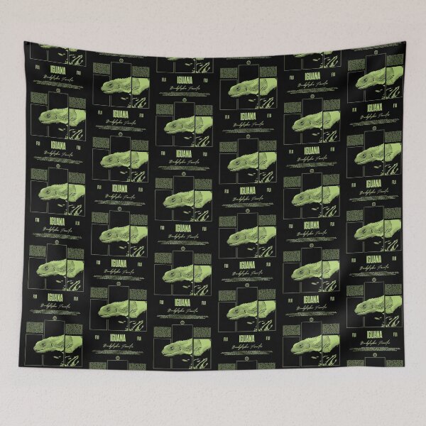 Item preview, Fiji Banded Iguana Streetwear Lizard Keeper designed and sold by JRRTs.