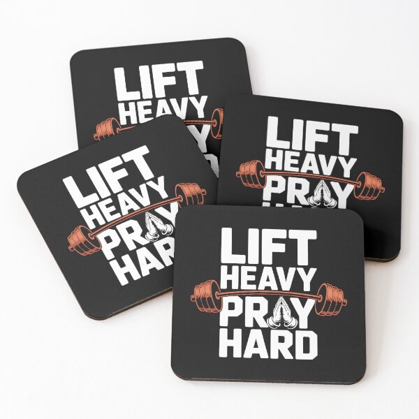 Item preview, Lift Heavy Pray Hard - Perfect gift for faith-driven gym lovers, weightlifters, and spiritual warriors who train with purpose. designed and sold by ZyziowskyArt.