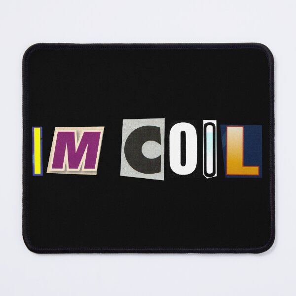 Item preview, IM COOL - Colorful Ransom Note Typography Design designed and sold by Frappalmab.