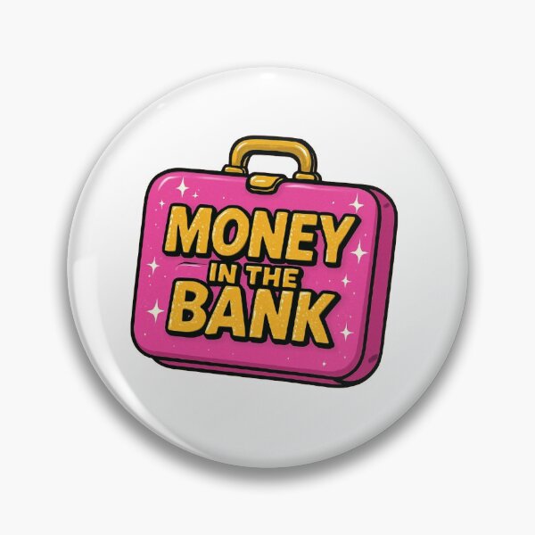 Aperçu de l'œuvre Mallette rose Money in the Bank créée et vendue par Justgee92.